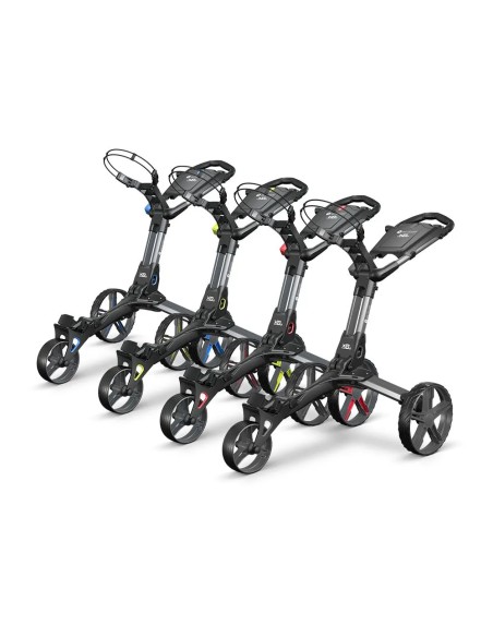 Carro Motocaddy QB2 Push Trolley Negro Rojo