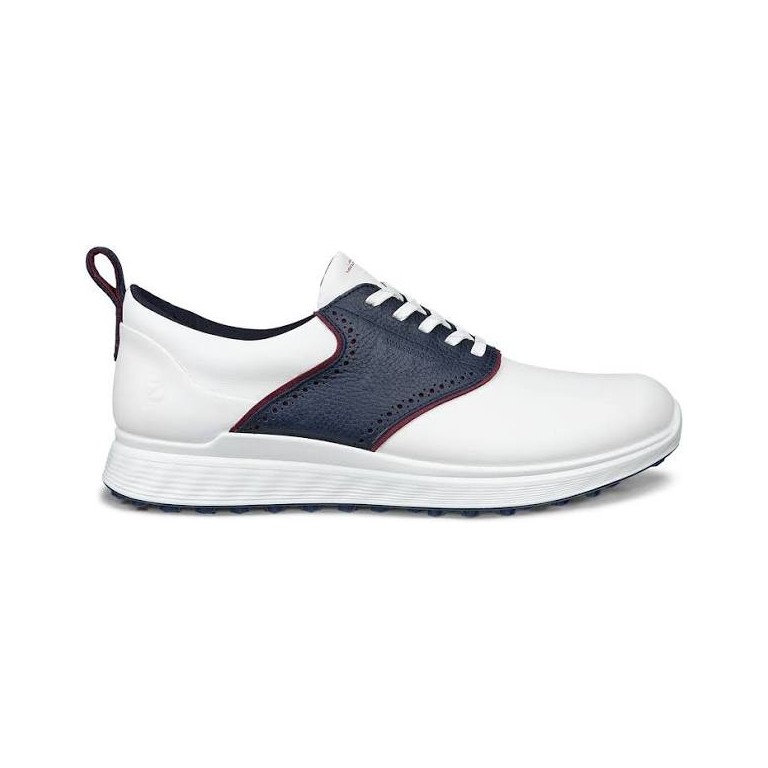 Zapatos ecco Golf S-Casual, blanco/azul marino