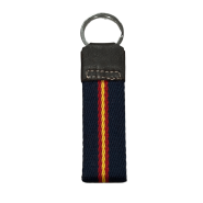 Llavero España Navy bandera Cuero