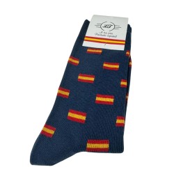 Calcetines España de Golf Azul navy