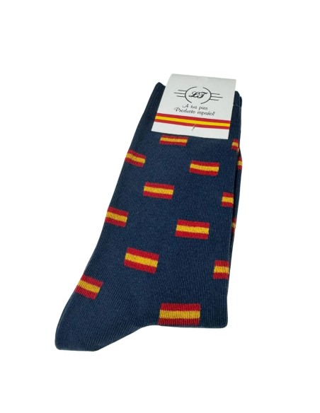 Calcetines España de Golf Azul navy