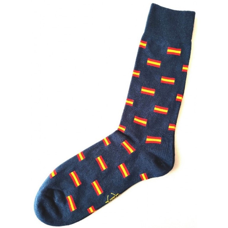 Calcetines España de Golf Azul navy