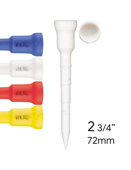 Tees LIGNUM 72MM TEES 12PK - MIX COLOUR