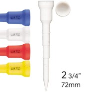 Tees LIGNUM 72MM TEES 12PK - MIX COLOUR