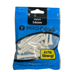 Tees Pack x 20 Pro Pegs 54 mm Madera
