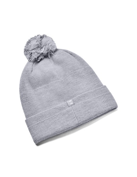 Gorro Invierno UNDER ARMOUR UA Driver Pom-Steel / White