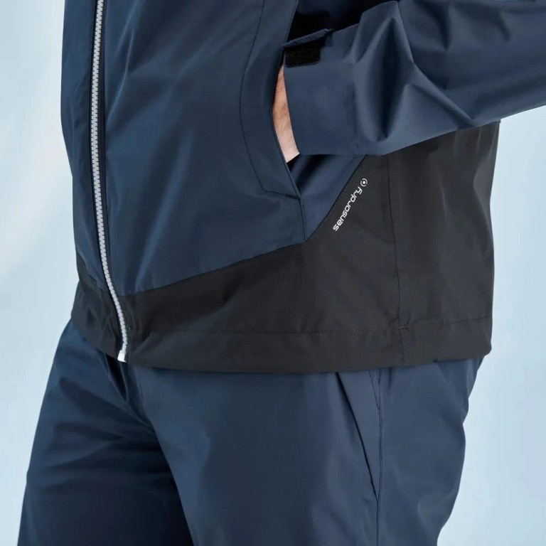 Chaqueta Lluvia PING Aquadrive Jacket Oxford Blue / negro