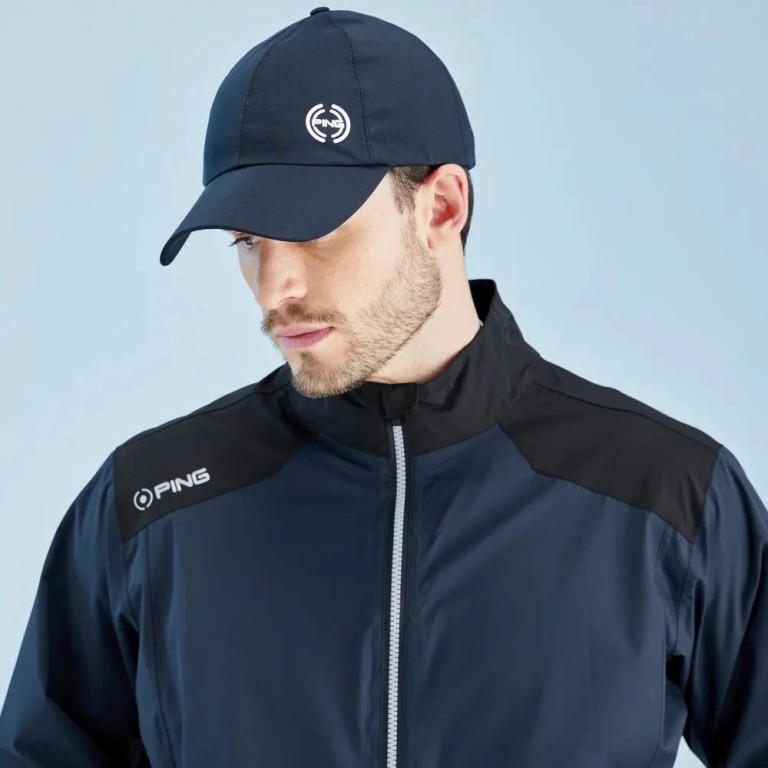 Chaqueta Lluvia PING Aquadrive Jacket Oxford Blue / negro