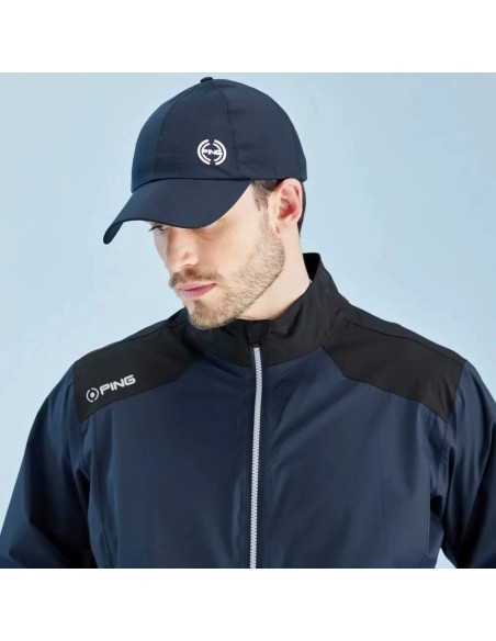 Chaqueta Lluvia PING Aquadrive Jacket Oxford Blue / negro