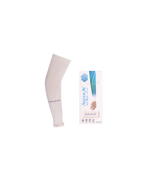 Mangas de Protección Solar Cool Sleeves Aqua-X Blancas