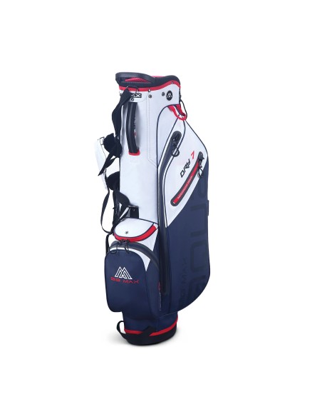 Big Max Aqua Seven G Stand Bag 4 Divider White / Navy / Red