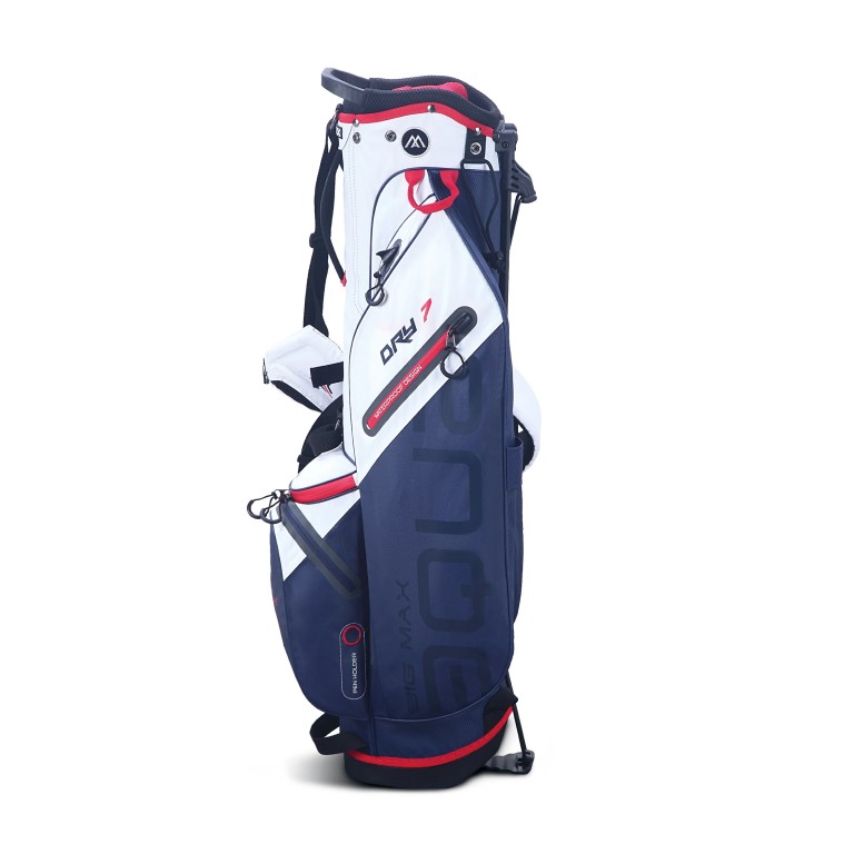 Big Max Aqua Seven G Stand Bag 4 Divider White / Navy / Red