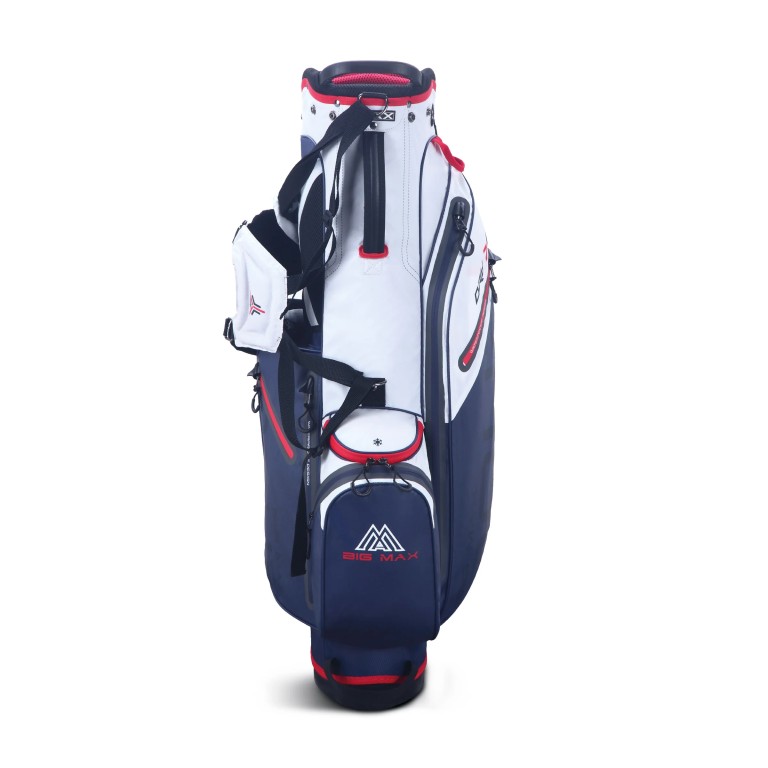 Big Max Aqua Seven G Stand Bag 4 Divider White / Navy / Red
