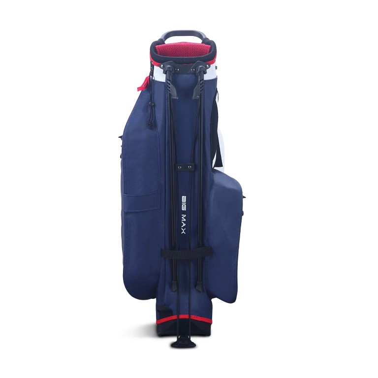 Big Max Aqua Seven G Stand Bag 4 Divider White / Navy / Red