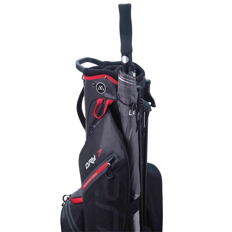 Big Max Aqua Seven G Stand Bag 4 Divider Negro/Rojo
