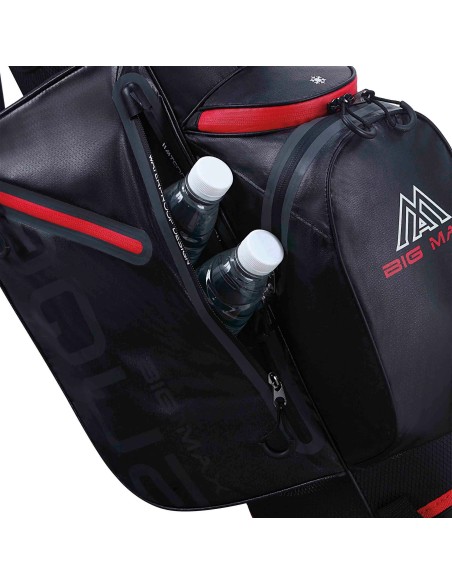 Big Max Aqua Seven G Stand Bag 4 Divider Negro/Rojo
