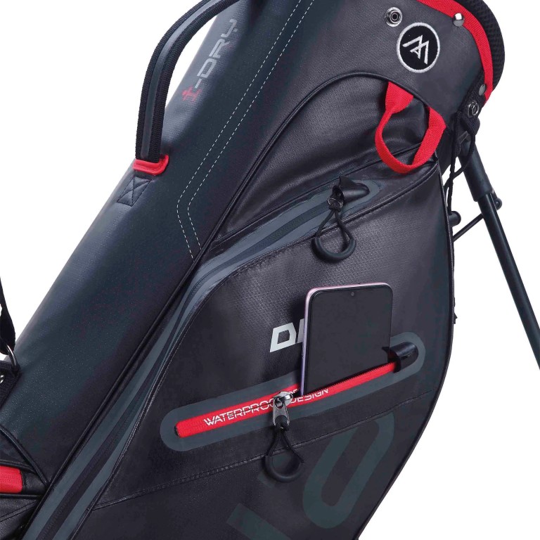 Big Max Aqua Seven G Stand Bag 4 Divider Negro/Rojo