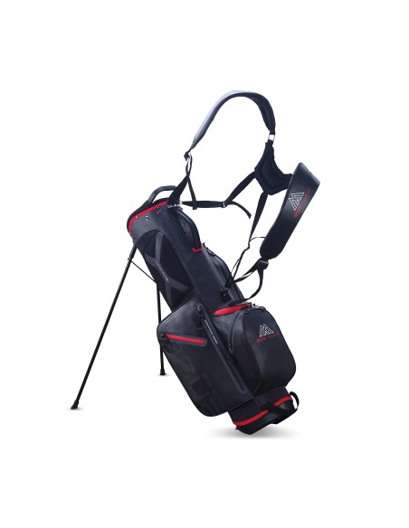 Big Max Aqua Seven G Stand Bag 4 Divider Negro/Rojo