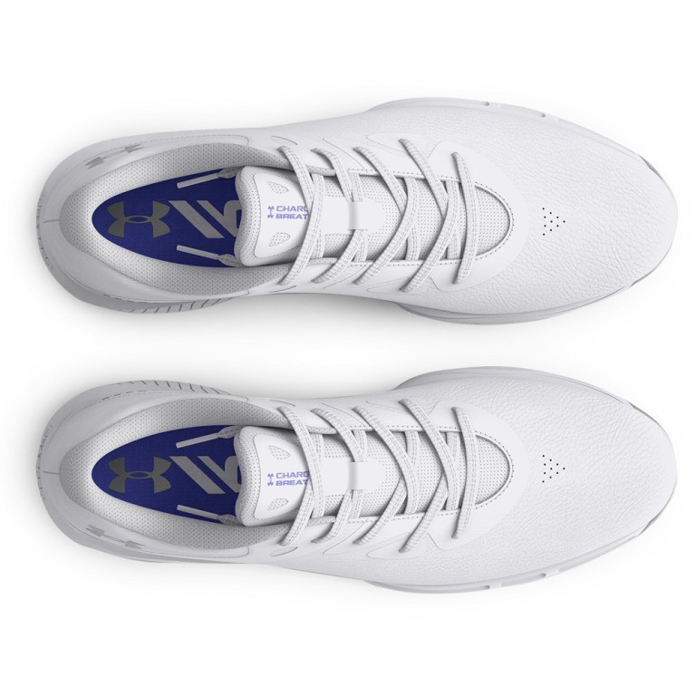 UA W Charged Breathe 2-White / White / Metallic Silver