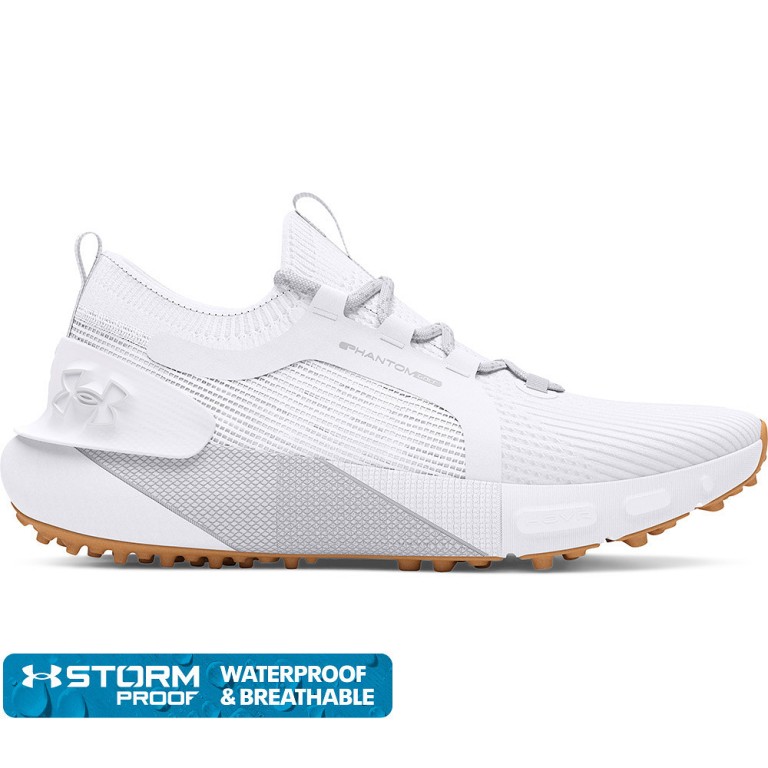 Zapatos Under Armour UA W Phantom Golf-White / White Clay / White