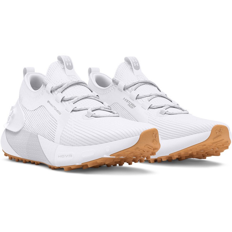 Zapatos Under Armour UA W Phantom Golf-White / White Clay / White