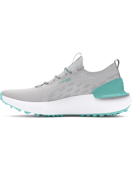 Zapatos Under Armour UA W Phantom Golf-Distant Gray / Distant Gray / Radial Turquoise