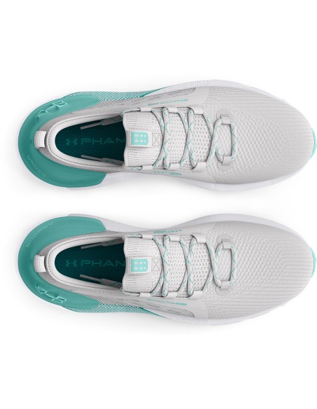 Zapatos Under Armour UA W Phantom Golf-Distant Gray / Distant Gray / Radial Turquoise