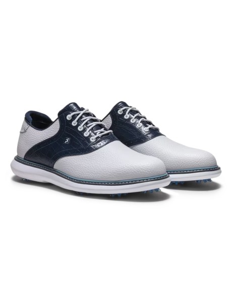 Zapatos FootJoy Traditions Blanco Azul 57981