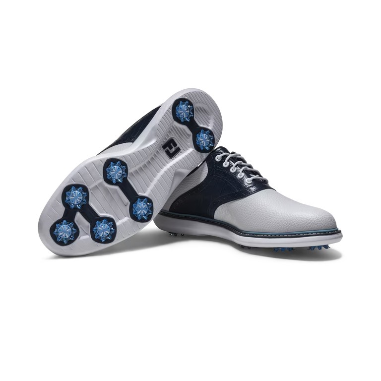 Zapatos FootJoy Traditions Blanco Azul 57981