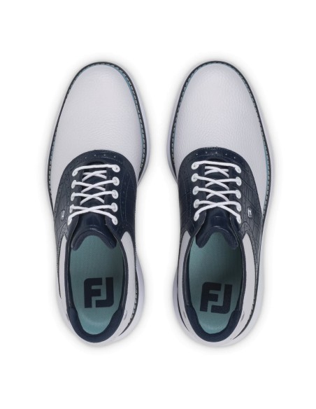 Zapatos FootJoy Traditions Blanco Azul 57981