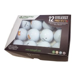Bolas Titleist ProV1 y ProV1X con Bandera España Reacondicionadas