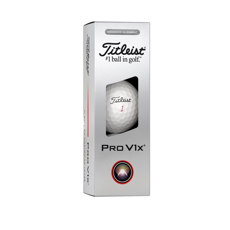 Pro V1x Enhanced Alignment| Pelotas de Golf de Alto Vuelo y Control de Spin