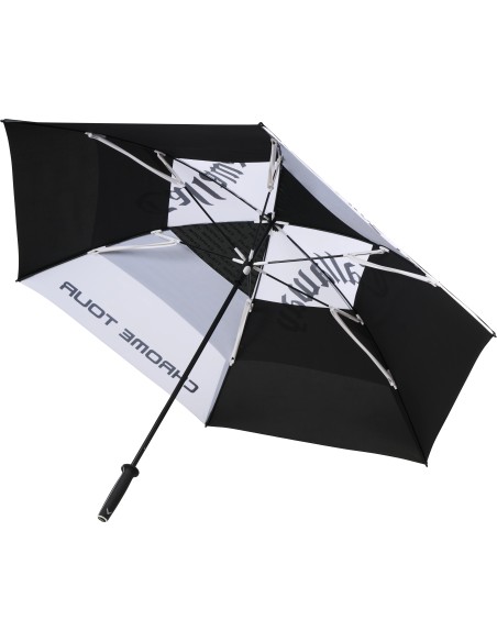 Paraguas Callaway Golf 64 Double Canopy Black White