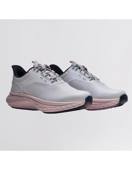Zapatos de Golf Mujer FootJoy FJ Pulse Lady Blanco Navy Rosa – Ligeros y Cómodos
